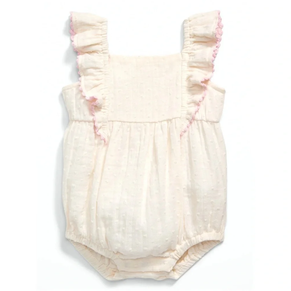 Creme De La Creme Old Navy Ruffled One Piece Romper
